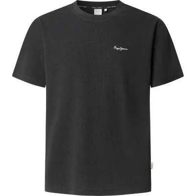 тениска,мъжки,тениски,pepe,jeans,contrast,connor,short,sleeve,t,shirt,black,(black)