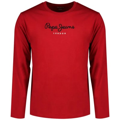 тениска,мъжки,тениски,дамски,тениски,pepe,jeans,eggo,long,sleeve,t,shirt,red,(currant,red)