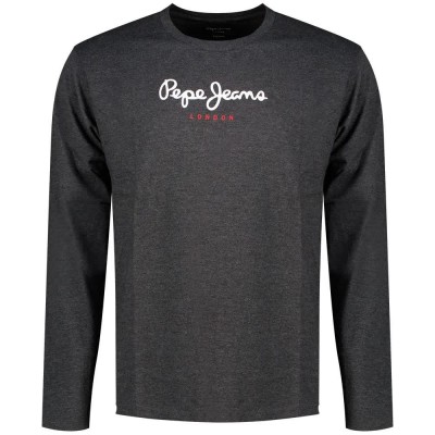 тениска,мъжки,тениски,дамски,тениски,pepe,jeans,eggo,long,sleeve,t,shirt,grey,(dark,grey,marl)