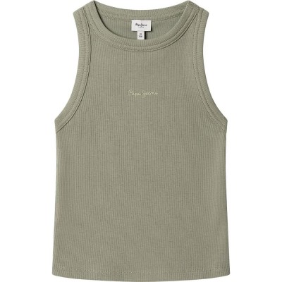 тениска,мъжки,тениски,дамски,тениски,pepe,jeans,giselle,sleeveless,t,shirt,green,(dusky,green)