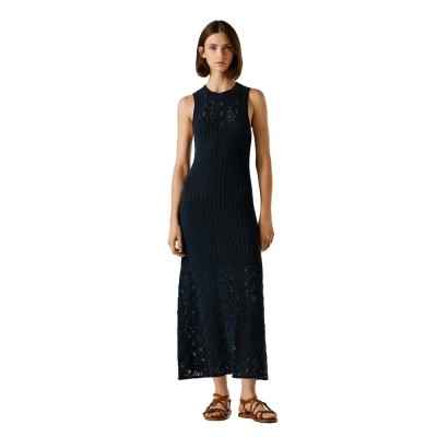 рокля,дамски,поли,и,рокли,pepe,jeans,kenia,sleeveless,long,dress,blue,(dulwich,blue)