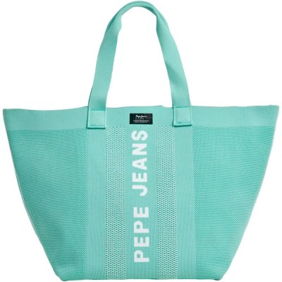 пазарска,чанта,всички,чанти,pepe,jeans,knit,winslow,shopper,bag,green,(aqua,blue)
