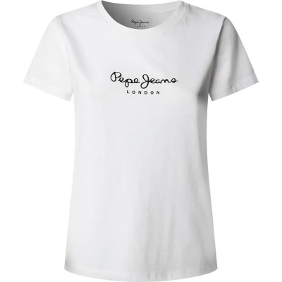 тениска,мъжки,тениски,дамски,тениски,pepe,jeans,mae,short,sleeve,t,shirt,white,(white)