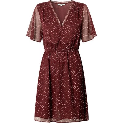 рокля,дамски,поли,и,рокли,pepe,jeans,marius,short,sleeve,short,dress,red,(lotus,red)