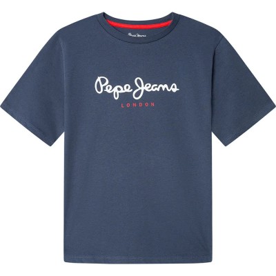 тениска,мъжки,тениски,дамски,тениски,pepe,jeans,new,art,short,sleeve,t,shirt,blue,(navy)