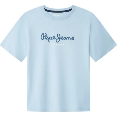 тениска,мъжки,тениски,дамски,тениски,pepe,jeans,new,art,short,sleeve,t,shirt,blue,(sky,blue)