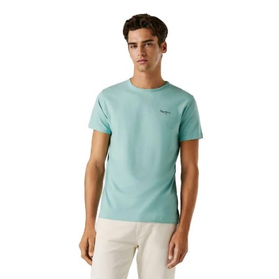 тениска,мъжки,тениски,дамски,тениски,pepe,jeans,original,basic,3n,short,sleeve,t,shirt,green,blue,(dark,acqua,blue)