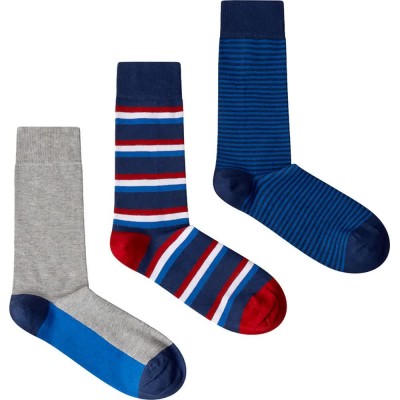 чорапи,мъжки,чорапи,дамски,чорапи,pepe,jeans,pmu300010,long,socks,3,pairs,blue,grey,(regal,blue)