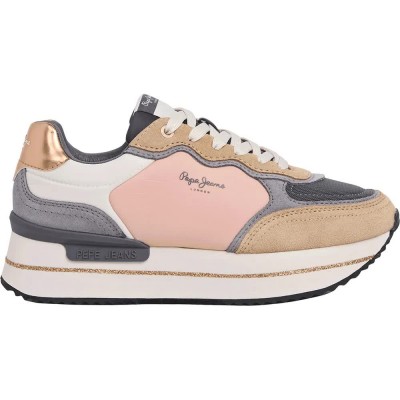 маратонки,дамски,маратонки,pepe,jeans,rusper,glitter,trainers,caramel,beige