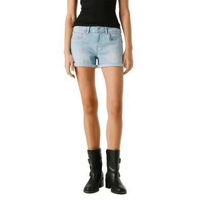 къси,панталони,мъжки,панталони,дамски,панталони,pepe,jeans,siouxie,regular,fit,denim,shorts,blue,(denim,authentic,bleach,soft,touch)