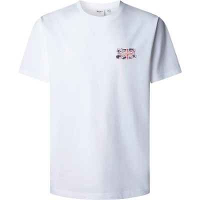 тениска,мъжки,тениски,дамски,тениски,pepe,jeans,small,flag,short,sleeve,t,shirt,white,(white)