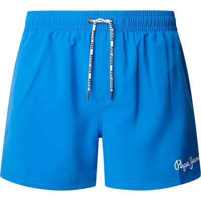 бански,гащета,мъжки,бански,костюми,pepe,jeans,solid,swimming,shorts,blue,(bright,blue)