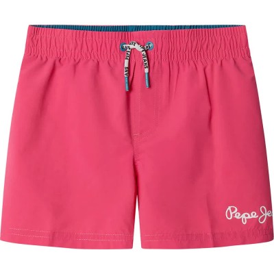 бански,гащета,детски,бански,костюми,pepe,jeans,solid,swimming,shorts,pink,(hot,pink)