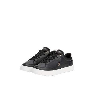 маратонки,мъжки,маратонки,дамски,маратонки,tommy,hilfiger,essential,chic,court,trainers,black,(black)