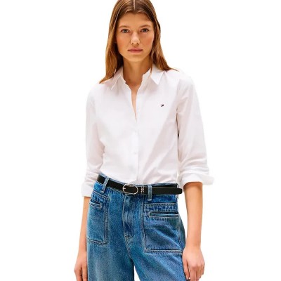 риза,с,дълъг,ръкав,дамски,ризи,tommy,hilfiger,ww0ww43577,long,sleeve,shirt,white,(th,optic,white)