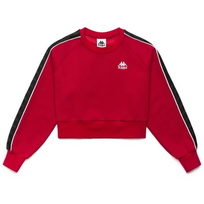 блуза,дамски,блузи,kappa,222,banda,marbella,2,sweatshirt,red,(red,racing,black,white)