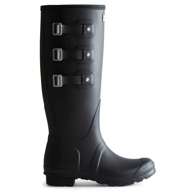 обувки,дамски,боти,дамски,високи,обувки,за,ходене,hunter,original,tall,multi,buckle,rain,boots,black