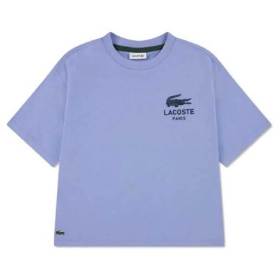 детска,тениска,мъжки,тениски,дамски,тениски,lacoste,kids,knit,short,sleeve,t,shirt,blue,(delphinium)