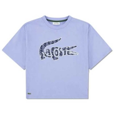 детска,тениска,мъжки,тениски,дамски,тениски,lacoste,kids,monogram,short,sleeve,t,shirt,blue,(delphinium)