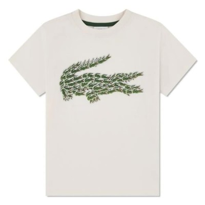 детска,тениска,мъжки,тениски,дамски,тениски,lacoste,kids,multi,croco,short,sleeve,t,shirt,beige,(laponie)