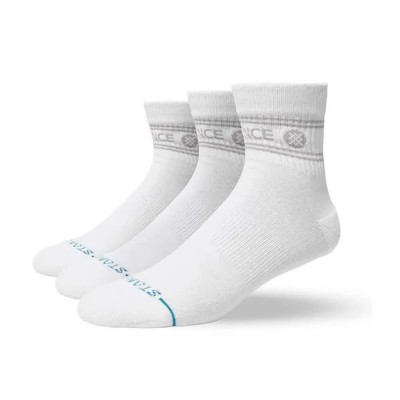 чорапи,мъжки,чорапи,дамски,чорапи,stance,vital,quarter,socks,3,pairs,white,(white)