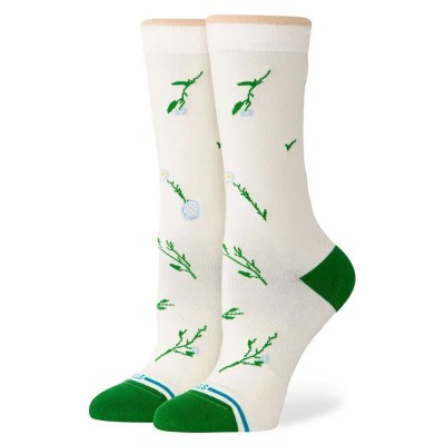 чорапи,дамски,чорапи,stance,wildflower,crew,socks,white,(ivory)