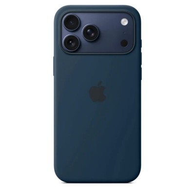 други,аксесоари,apple,iphone,17,pro,max,silicone,magsafe,phone,case,blue,(midnight)