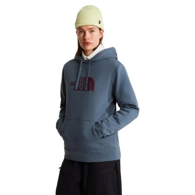 суичър,дамски,блузи,the,north,face,drew,peak,regular,hoodie,blue,(granite,grey,chroma,purple)