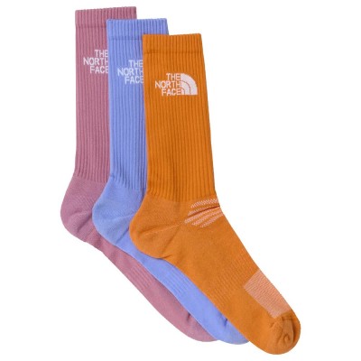 чорапи,мъжки,чорапи,дамски,чорапи,the,north,face,muti,sport,crew,socks,3,units,multicolor,(periwinkle,glow,dust,orange)