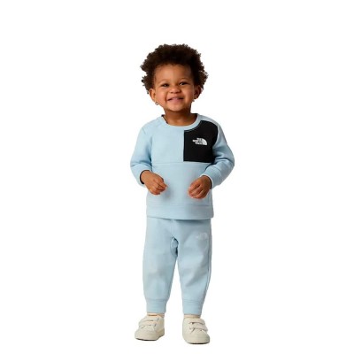 детски,екипи,the,north,face,preformance,baby,long,sleeve,set,blue,(polar,haze)