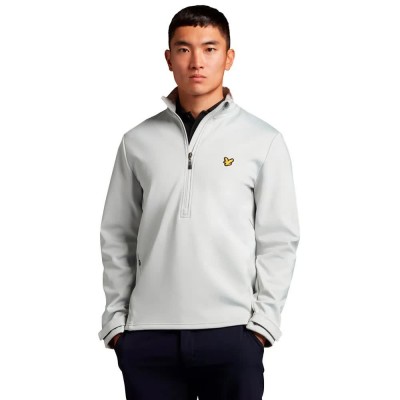 блуза,мъжки,пуловери,lyle,&,scott,windjammer,half,zip,sweatshirt,grey,(pebble)