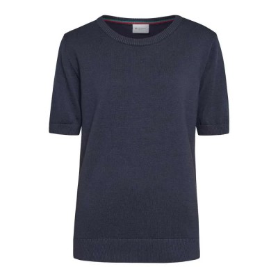 блуза,мъжки,пуловери,дамски,пуловери,redgreen,aimee,solid,short,sleeve,sweater,blue,(dark,navy)