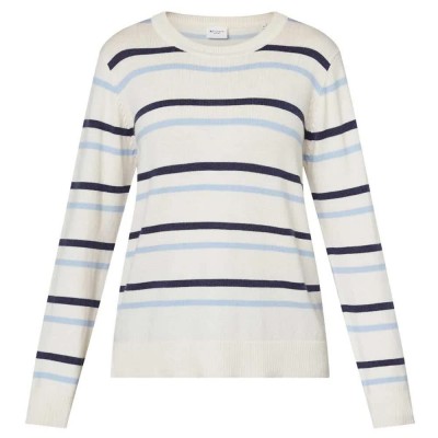 блуза,дамски,пуловери,дамски,плетени,дрехи,redgreen,jetta,sweater,white,(mid,blue,stripe)