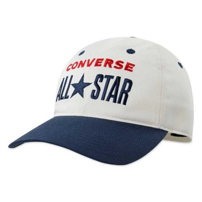 детска,шапка,всички,шапки,converse,kids,all,star,relaxed,cap,white,(navy,egret)