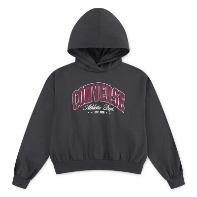 детски,суичър,детски,блузи,converse,kids,relaxed,graphic,hoodie,black,(dark,matter)