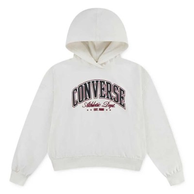 детски,суичър,детски,блузи,converse,kids,relaxed,graphic,hoodie,white,(egret)