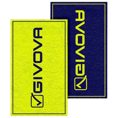 хавлиена,кърпа,хавлии,givova,double,face,80x165,cm,towel,fluo,yellow,navy,blue
