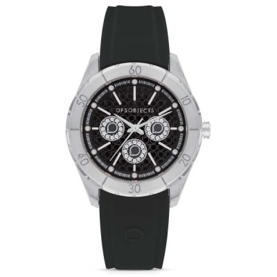 часовник,часовници,ops,objects,freedom,ss,watch,silver,(black)
