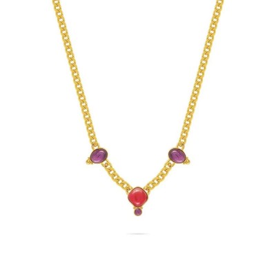 бижутерия,ops,objects,luxury,royal,love,cush,cab,necklace,golden,(gold,viola)