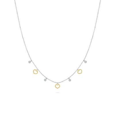 бижутерия,ops,objects,twisted,ss,necklace,silver,(gold)