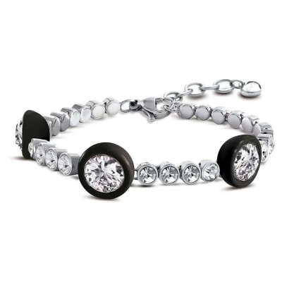 бижутерия,ops,objects,wonder,3,stone,bracelet,black