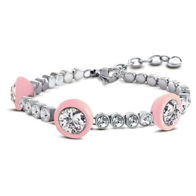 бижутерия,ops,objects,wonder,3,stone,bracelet,pink