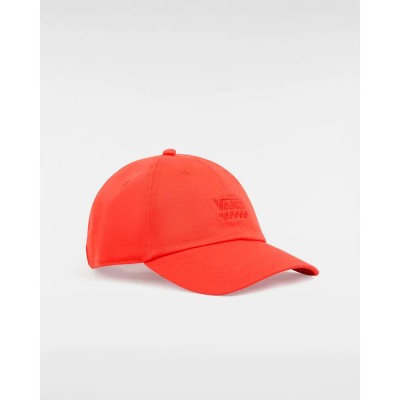 шапка,всички,шапки,vans,court,side,curved,bill,jockey,cap,orange,(red)