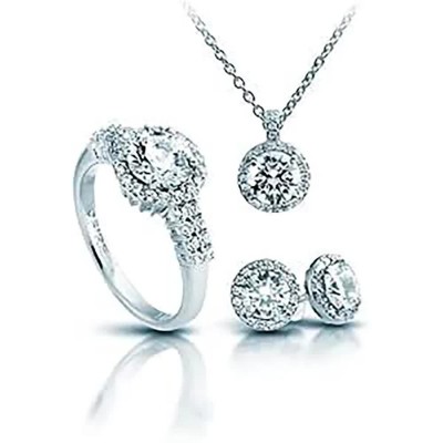 бижутерия,diamonfire,1312691917170,set,earrings,grey