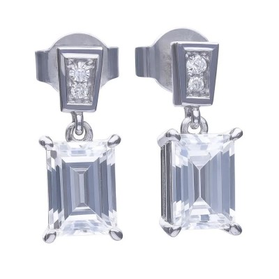 бижутерия,diamonfire,6220601082,earrings,clear,(grey)
