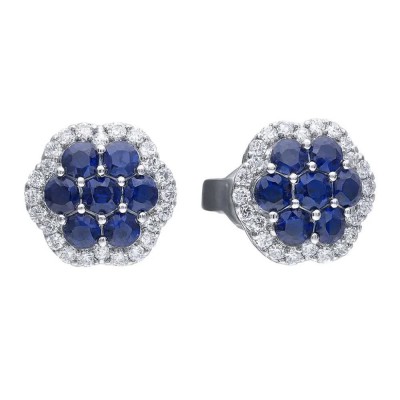 бижутерия,diamonfire,6220721089,earrings,blue,(grey)