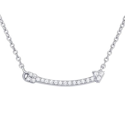 бижутерия,diamonfire,6310031082,necklace,silver,(grey)