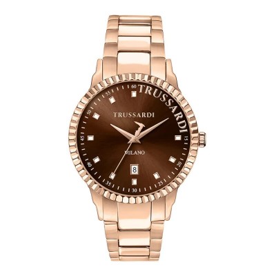 часовник,часовници,trussardi,r2453141008,watch,pink,brown