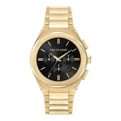 часовник,часовници,trussardi,r2453156001,watch,golden,black