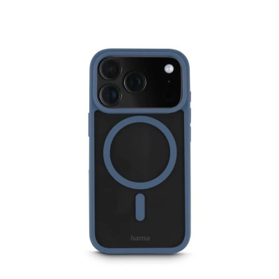 други,аксесоари,hama,frame,protec,iphone,17,pro,magnetic,phone,case,clear,blue,(transparent,blue)